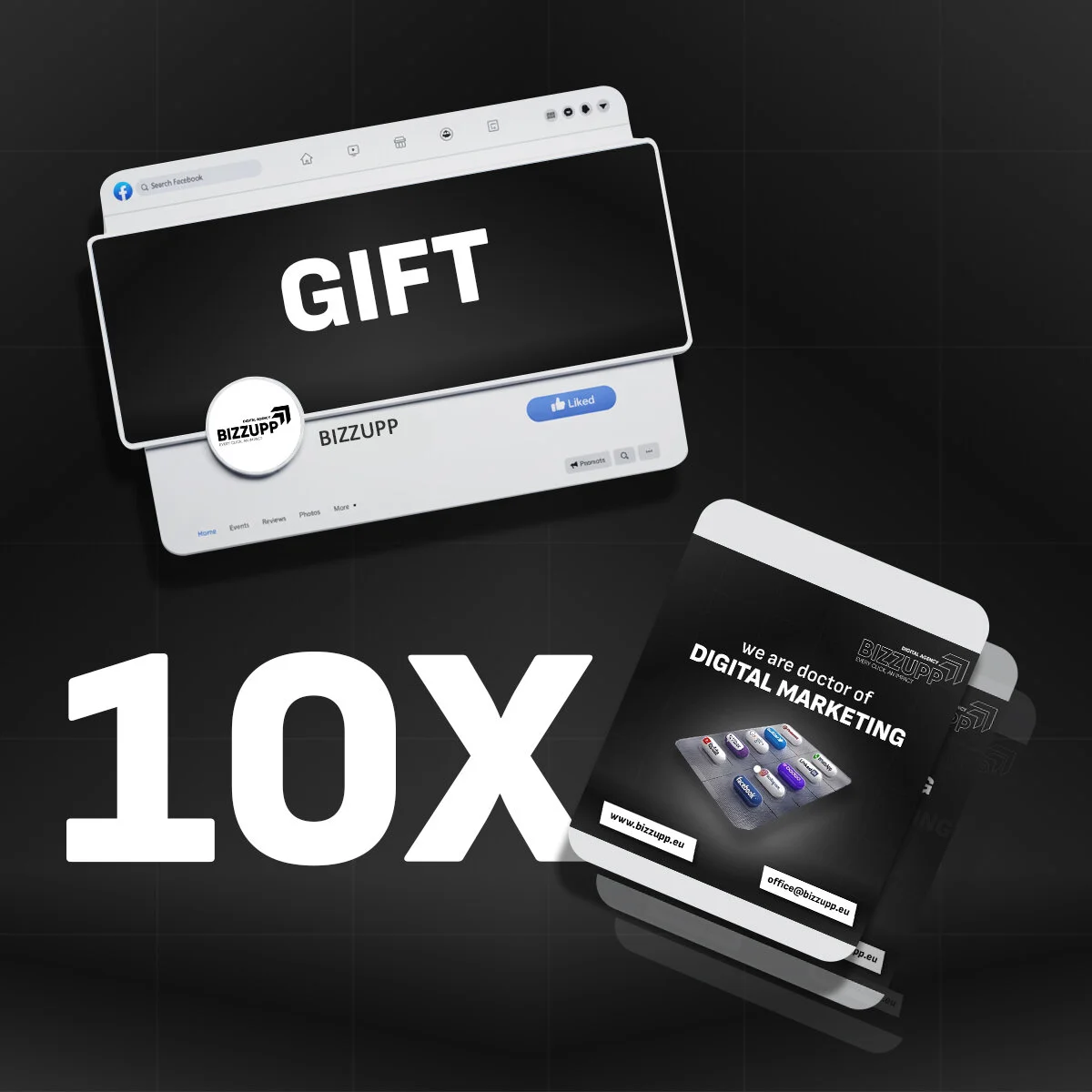 Package: 10 posts + cover & profile (bonus)